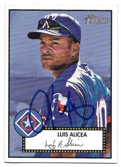 2001 Topps Heritage TTM Luis Alicea 12/28/24