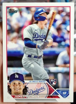 2023 Topps Series 2 Baseball James Outman Rookie