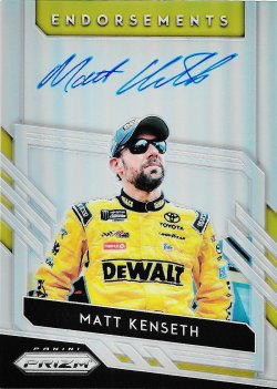2019 Panini Prizm Racing Prizm Endorsements Matt Kenseth
