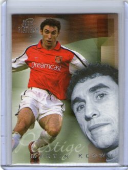 2001  Futera Platinum Prestige Martin Keown
