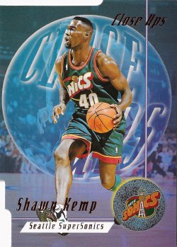 1996-97 Skybox Premium Basketball Close Ups Shawn Kemp