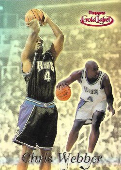1999-00 Topps Gold Label Class 2 Red Label Chris Webber #ed 19/50