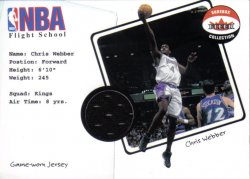 2001-02 Fleer Shoebox NBA Flight School Cadet Chris Webber