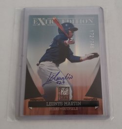 2011 Donruss Elite Extra Edition Leonys Martin 