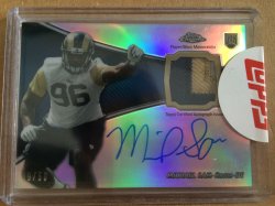 2014 Topps Chrome Michael Sam Rookie Patch Autograph