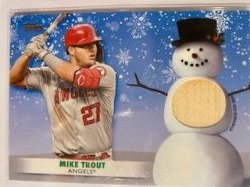 2021 Topps holiday relic mike trout