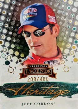 2005 Press Pass Legends Racing Heritage Jeff Gordon