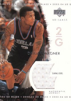 2003-04 Upper Deck UD Glass Wagner, DaJuan - Game Gear