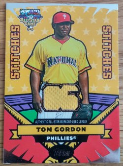 2006 Topps All-Star Game Stitches Tom Gordon - G.U. Jersey