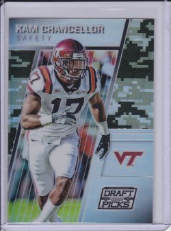    Kam Chancellor 2016 Panini Prizm Draft Picks Prizms Camo /199