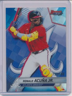    Ronald Acuna Jr. 2025 Bowmans Best Blue Refractor /150
