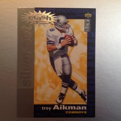 1996 Upper Deck Collectors Chice  Troy Aikman You Crash The Game SILVER