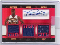 2006 Topps Triple Threads Dwyane Wade Relic Auto