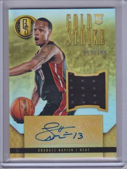 2014-15 Panini Gold Standard Shabazz Napier Gold Strike