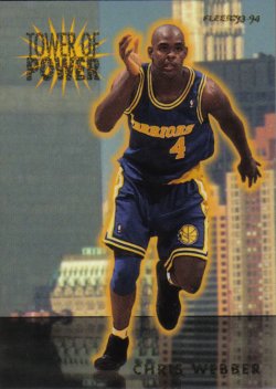 1993-94 Fleer Towers of Power Chris Webber