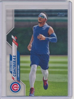    Willson Contreras 2020 Topps Base Set Photo Variations (in shorts)