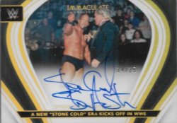 2023 Immaculate Collection WWE Moments Stone Cold Steve Austin #ed 14/25