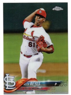 2018 Topps Chrome Reyes, Alex - Refractors