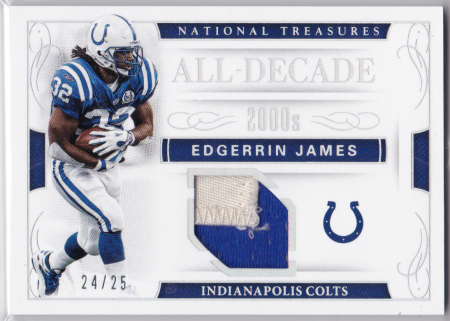 PEYTON MANNING-EDGERRIN JAMES-MARVIN HARRISON 2017 Score DRIVE TEAM #19  Colts