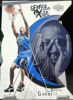 1995-96 Upper Deck UD Kevin Garnett Gen Excitement