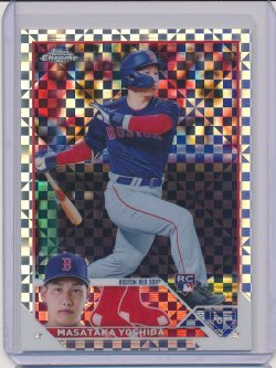    Masataka Yoshida 2023 Topps Chrome Xfractor RC