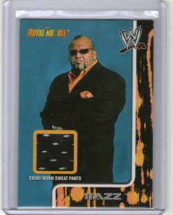 2002 Fleer WWF Royal Rumble Tazz Royal Rumble Memorabilia