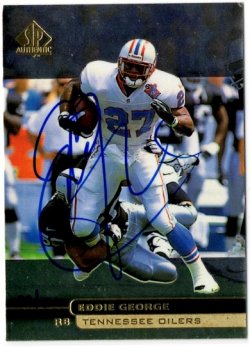 2000 Upper Deck SP Authentic Buy Back Autographs Eddie George