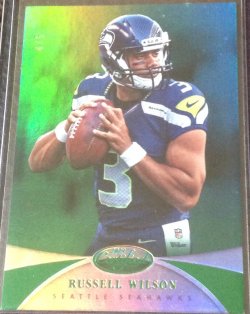 2013 Panini Certified Mirror Green Russell Wilson