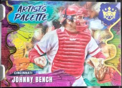 2022 Panini Diamond Kings Johnny Bench Artists Palette