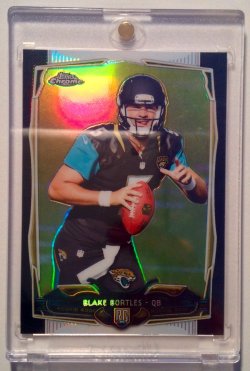 2014  Chrome Blake Bortles ROOKIE BLACK Refractor   274/299