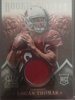 2014 Panini Crown Royale Logan Thomas Rookie Royalty Relic 447/499 RC