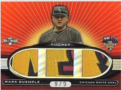 2007 Topps Triple Threads Mark Buehrle Triple All-Star Game Patch