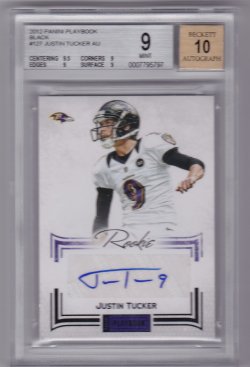 2014 Topps NFL Football Card #186 Justin Tucker Baltimore Ravens