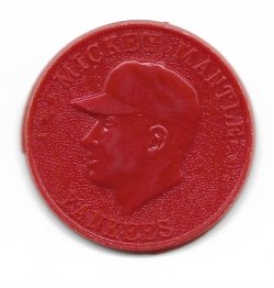 1960  Armour Coin Mickey Mantle 1960 Armour Red 1/11/23