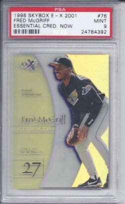 1998 Skybox E-X 2001 Fred McGriff