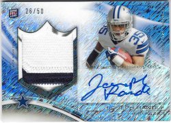 2013 Topps Platinum Joseph Randle Rookie Patch Autograph Frost Refractor