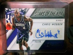 2015-16 Panini Prestige Chris Webber Star Of The NBA AU #21/25