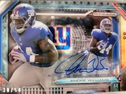 2014 Topps Strata Andre Williams Strata Signature Rookie Autograph