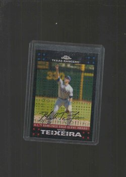 2007 Topps TOPPS CHROME MARK TEIXEIRA XFRACTOR
