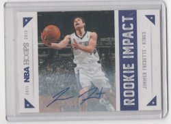 2012 Panini Hoops Jimmer Fredette Rookie Impact Auto