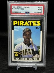 1986 Topps Traded Barry Bonds