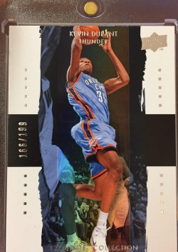 9 Upper Deck Exquisite  Kevin Durant Exquisite Base Card 