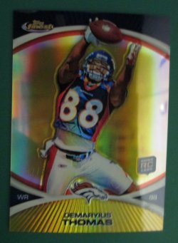 2010 Topps Finest Demaryius Thomas Gold Refractor
