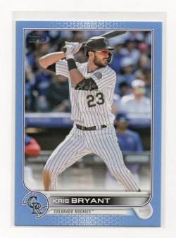 2022 Topps Topps Update Fathers Day Blue Kris Bryant