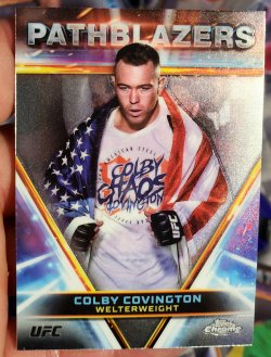 2024 Topps Chrome UFC Colby Covington Pathblazers 