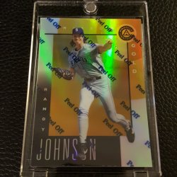 1998  Pinnacle Certified Mirror Gold Prototype Randy Johnson