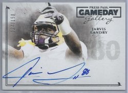 2014 Press Pass Gameday Gallery Jarvis Landry Gameday Signatures Silver