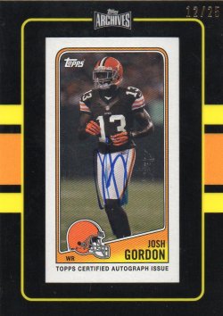 2013 Topps Archives Josh Gordon