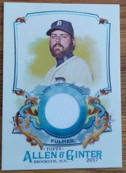 2017 Topps Allen & Ginter Michael Fulmer - G.U. Jersey
