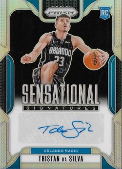2024-25 Panini Prizm Sensational Signatures Silver Tristan Da Silva